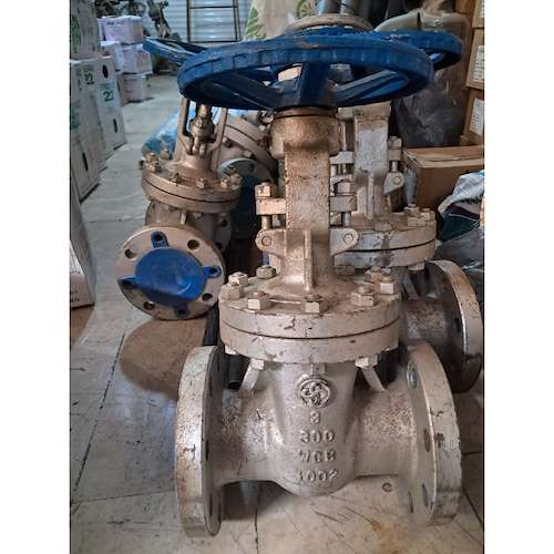 شیر کشویی فولادی فلنجدار کلاس 300 اروپایی